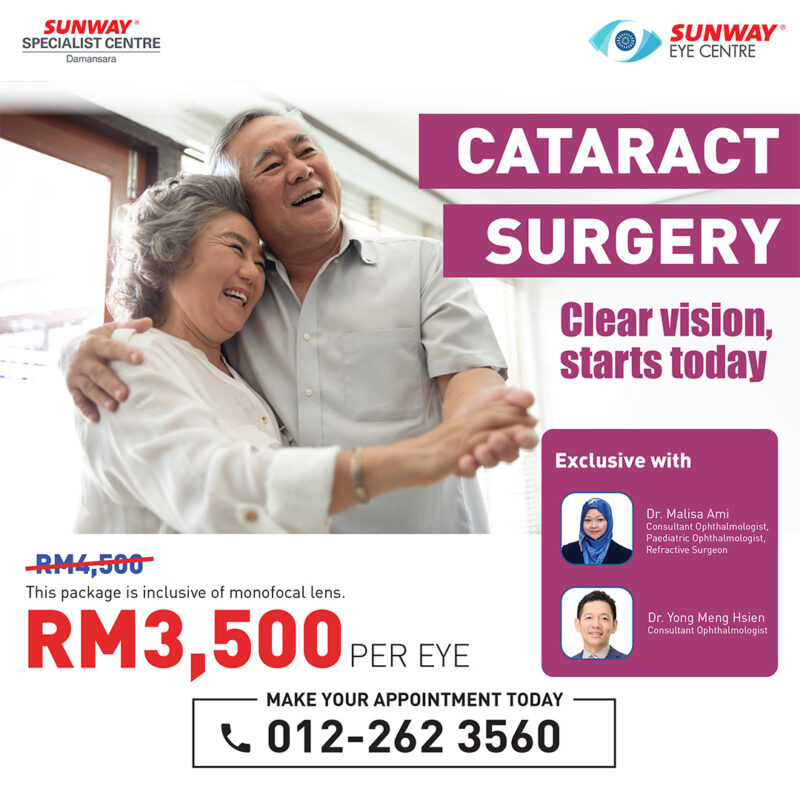 Cataract Surgery Package Sunway Specialist Centre Damansara