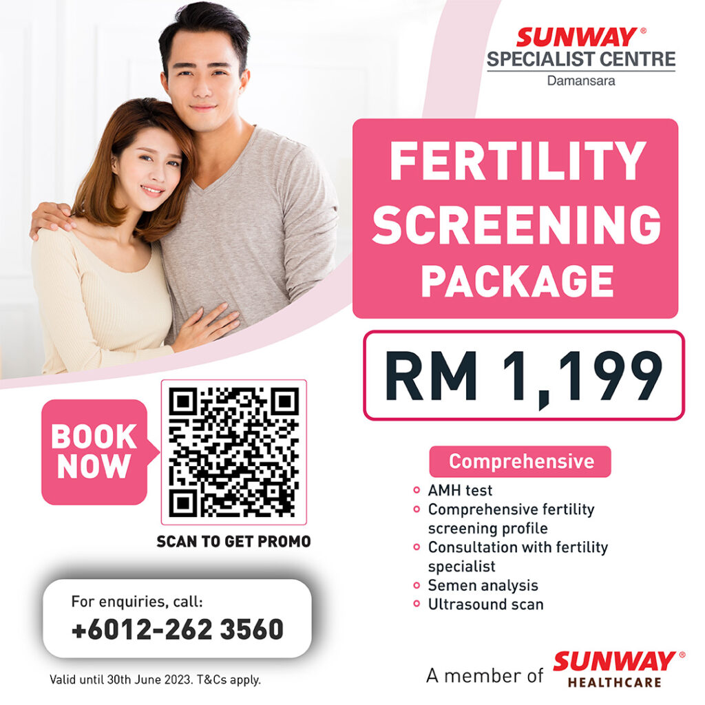 Couple Fertility Screening Package at RM1199