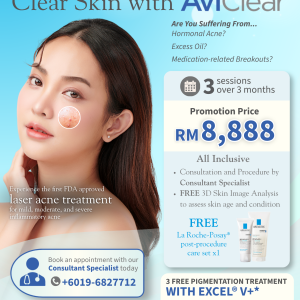 AviClear Laser 3 Sessions Package